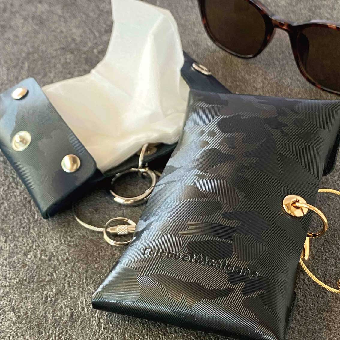 Folding Pocket Tissue Case フォールディング ポケット ティッシュケース