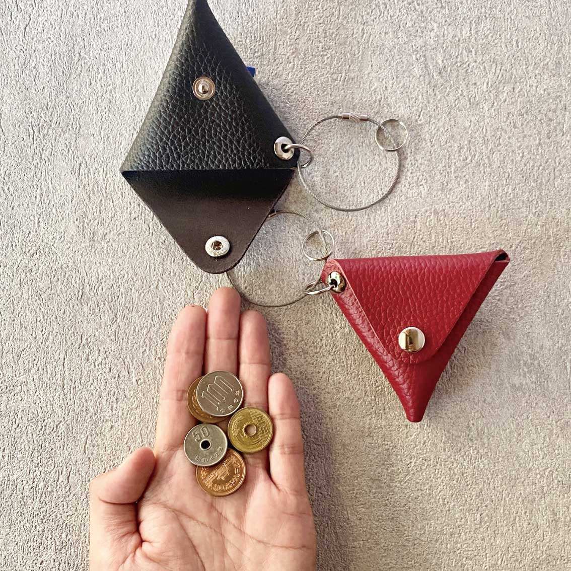 FOLDING TRIANGLE COIN CASE フォールディング トライアングル コインケース