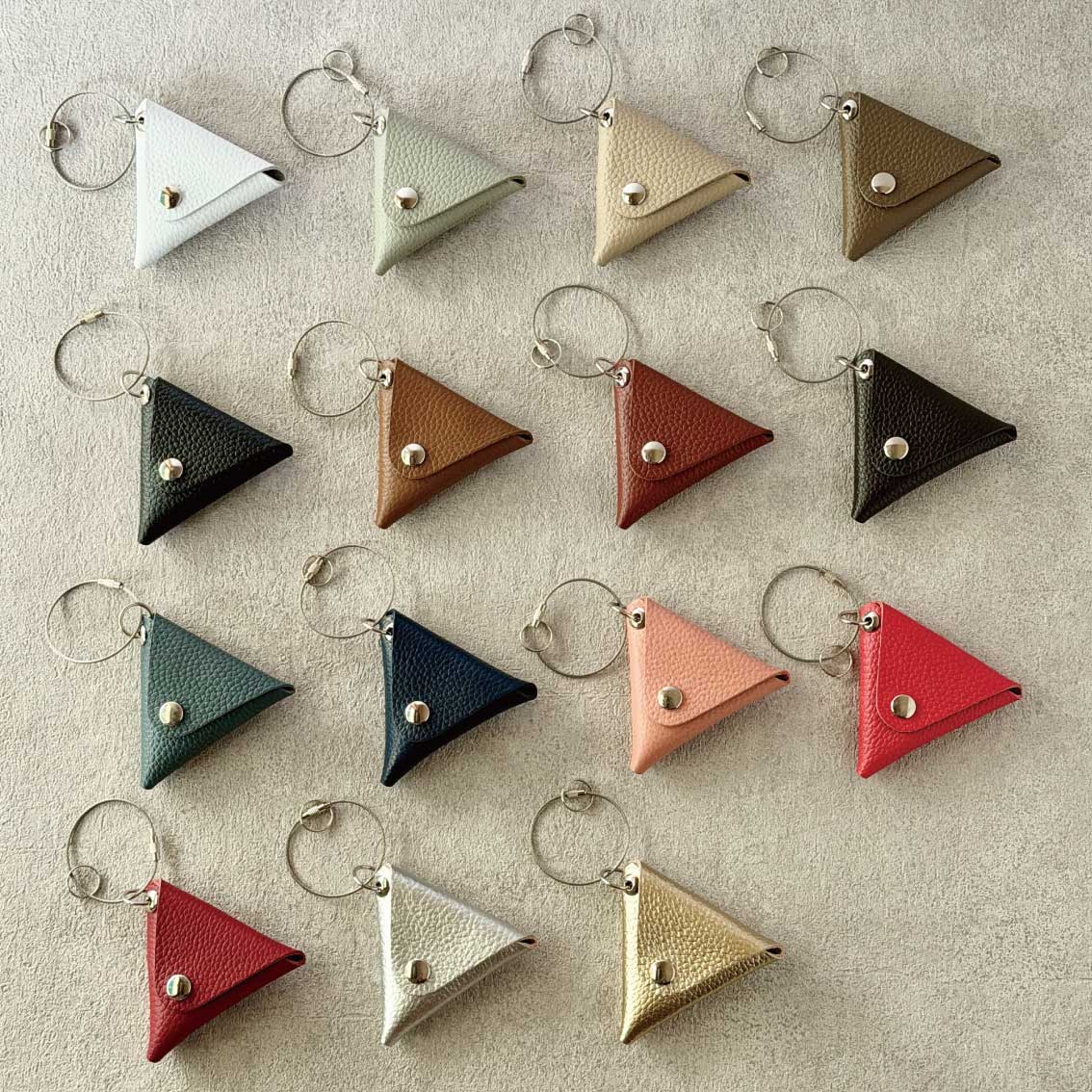 FOLDING TRIANGLE COIN CASE フォールディング トライアングル コインケース