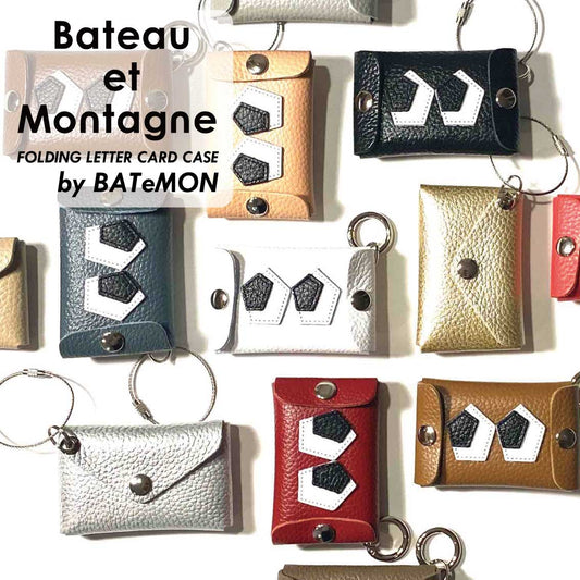 FOLDING LETTER CARD CASE by BATeMON フォールディング レター カードケース by バトエモン